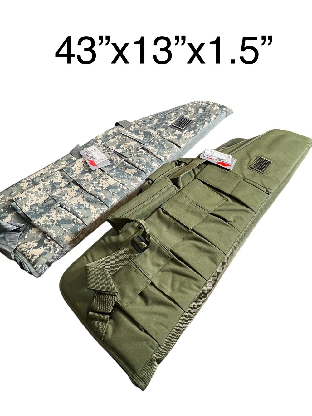 NEXPAK USA SRC143 43" Tactical Rifle Case in Camo Digital & Olive Green Color